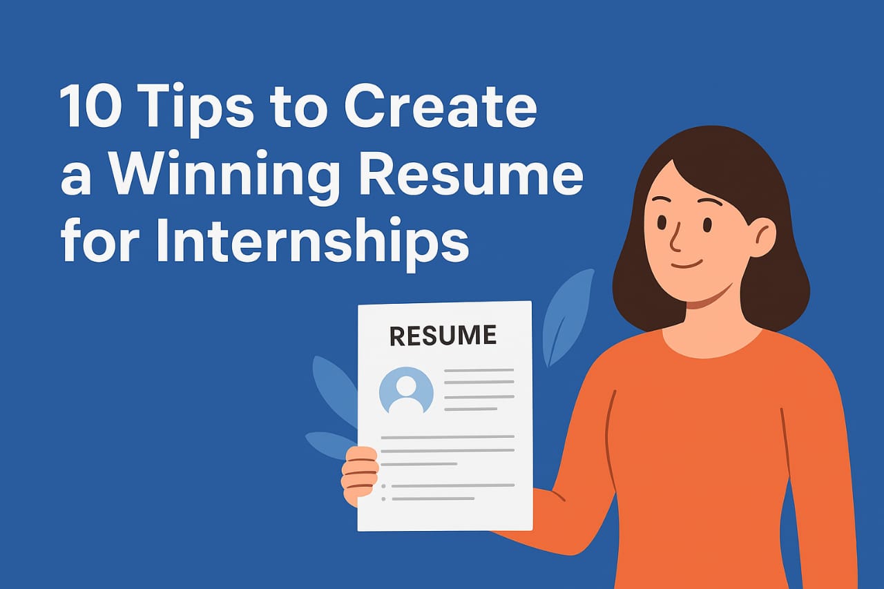 10 Tips to Create a Winning Resume for Interns