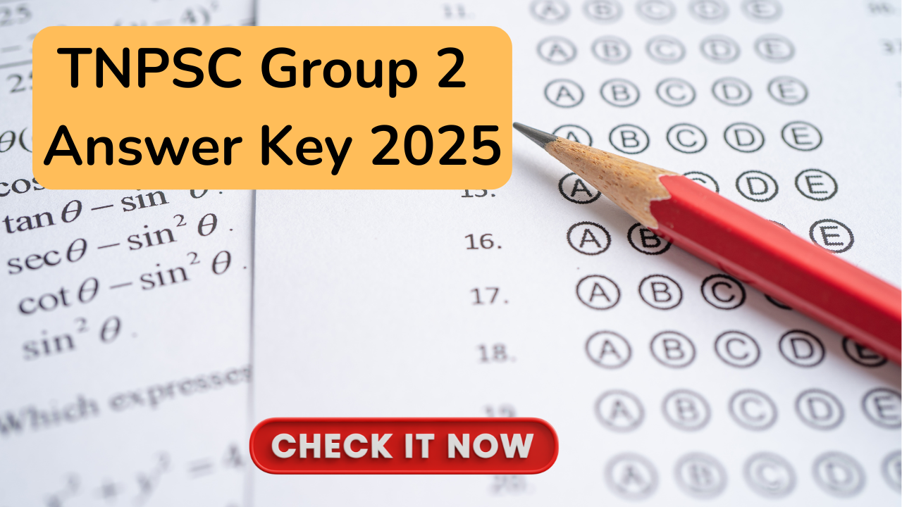 TNPSC Group 2 Answer Key 2025