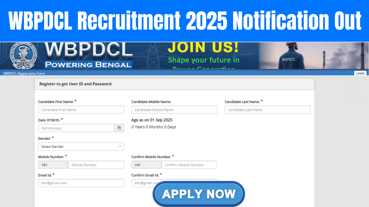 WBPDCL Recruitment 2025